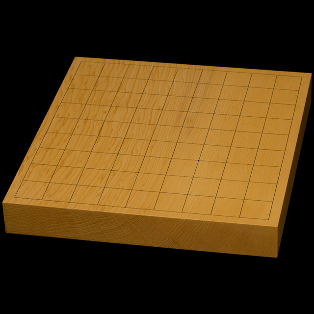 本榧卓上将棋盤　1寸5分（一枚板・木裏）　sb10485
