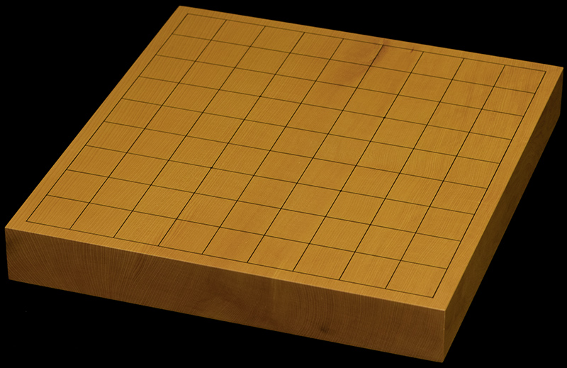 本榧卓上将棋盤 1寸5分（一枚板・天地柾） sb10422 | 前川榧碁盤店
