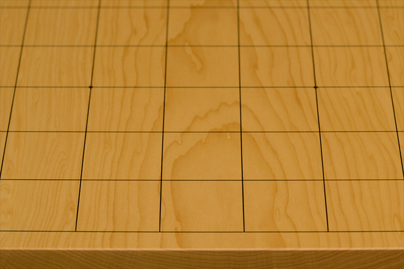 本榧卓上将棋盤 1寸2分（一枚板・木裏） sb10490 | 前川榧碁盤店